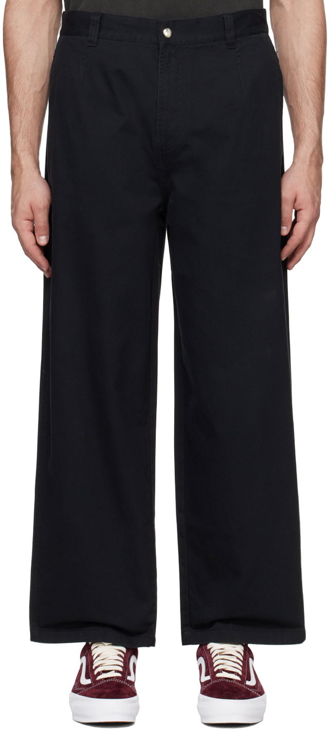 Byxor Stüssy Black Workgear Trousers Svart | 116625