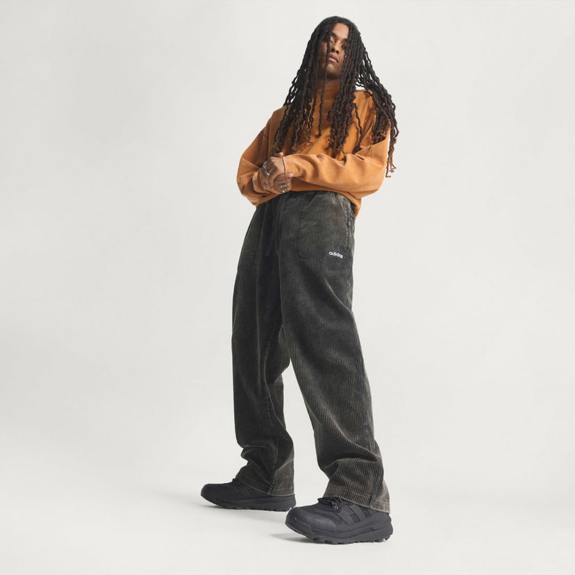 Byxor adidas Performance Equipment Corduroy Pants Grå | JV7658