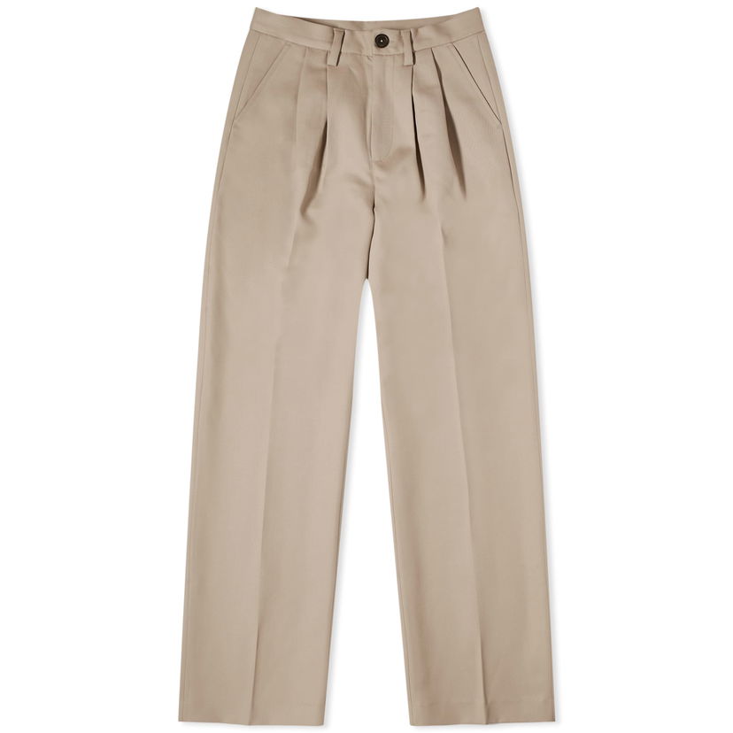 Byxor Anine Bing Carrie Relaxed Fit Trousers Beige | A-03-3269-230