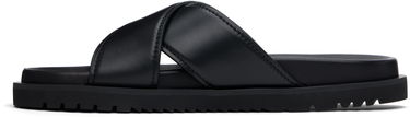 Sneakers och skor Versace Versace Logo Sandals Svart | 1016188_1A11124, 2