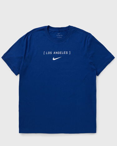 T-shirt Nike MLB Los Angeles Dodgers Large Logo Back Stack Cotton Tee Blå | N199-4EW-LD-LVQ, 0