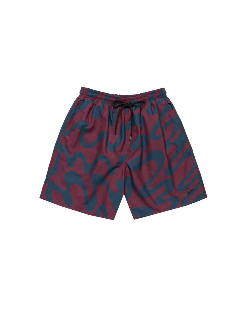 Badkläder By Parra Parra Splashed Swim Shorts Bourgogne | 53535