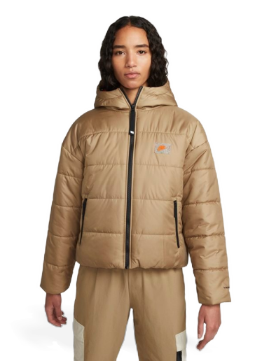 Jacka Nike Sportswear Therma-FIT Repel Synthetic-Fill Hooded Jacket Beige | DX5683-258