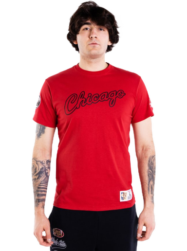 T-shirt Mitchell & Ness Champ City S/S Chicago Bulls Tee Röd | TCRW3237-CBUYYPPPSCAR