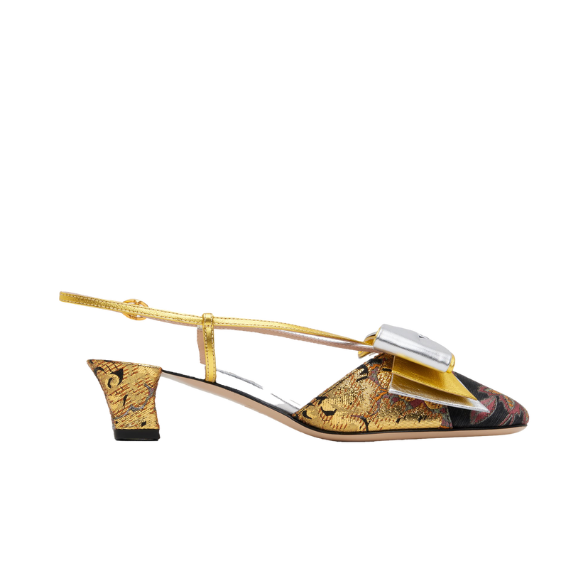 Sneakers och skor Valentino Valentino Garavani Bowow Slingback Heels Flerfärgad | 6W2S0LB6QRU