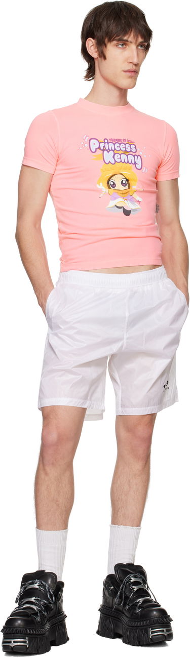 Shorts VETEMENTS Vetements Oval Logo Swim Shorts Vit | MA66SW100W, 3