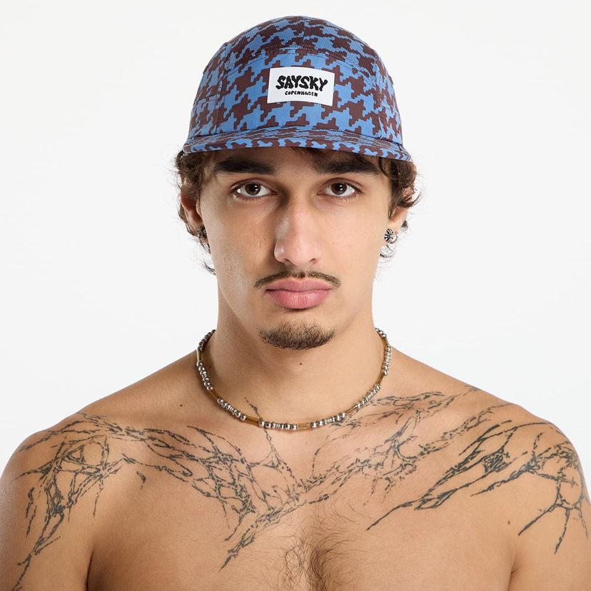 Keps Saysky Combat Houndstooth Print Universal Fit 5-Panel Cap Flerfärgad | OUACA101C1047