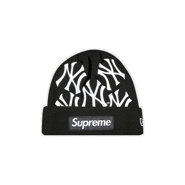 Mössa Supreme New York Yankees x New Era Box Logo Beanie Svart | FW21BN7 BLACK, 0