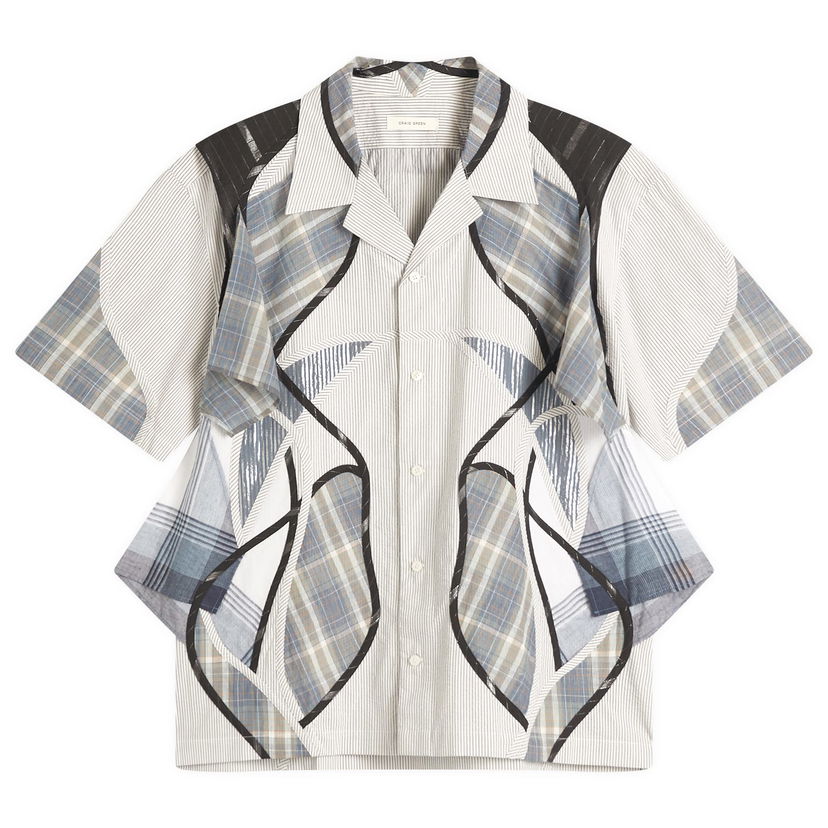 Skjorta Craig Green Craig Green Patchwork Shirt, Size Large Flerfärgad | CGSS25CWOSHI57-30378618