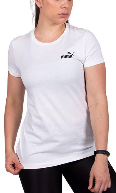 T-shirt Puma T-Shirt Small Logo Vit | 586776-02
