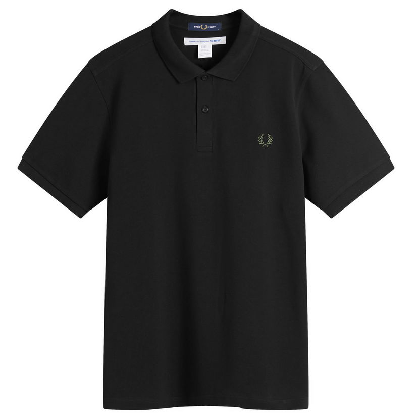 Polotröja Comme des Garçons Back Print Polo Shirt Svart | FN-T105-1