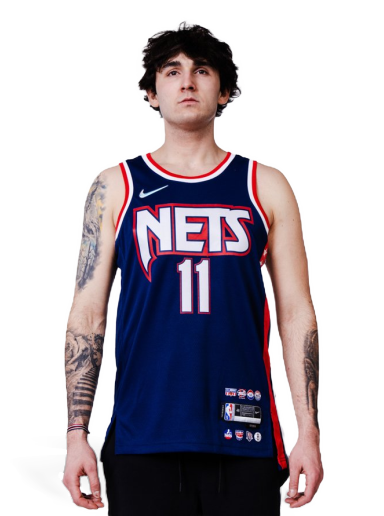 Jersey Nike Dri-Fit Kyrie Irving Brooklyn Nets City Edition NBA Swingman Jersey Mörkblå | DB4018-400
