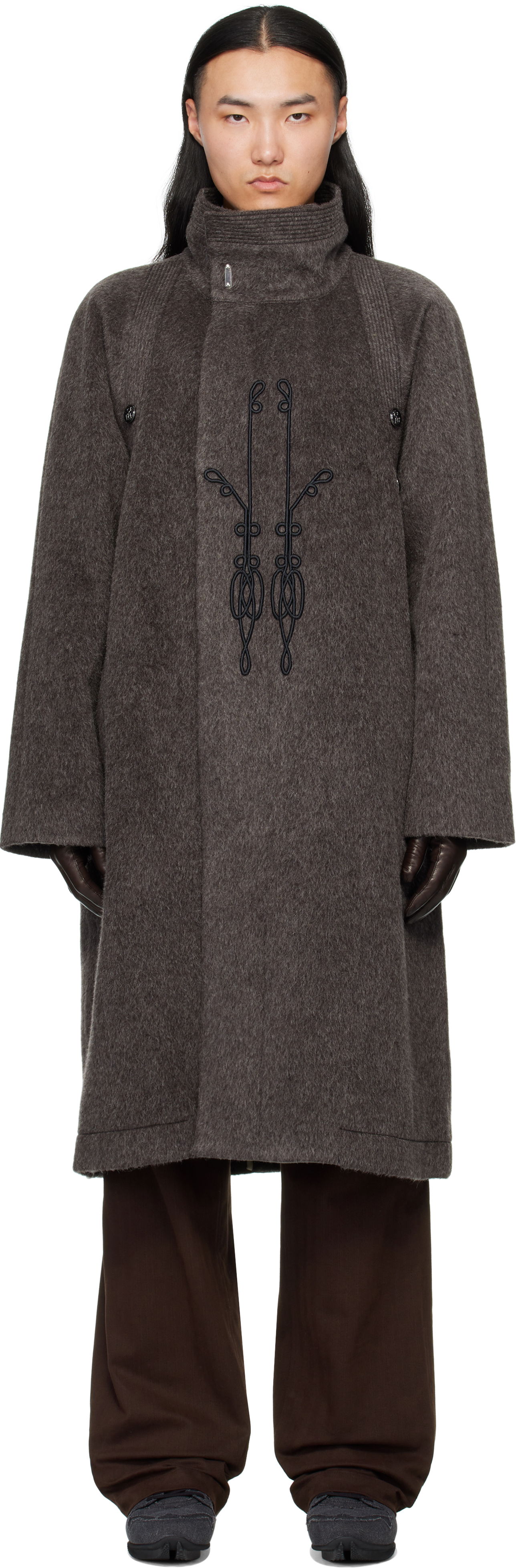 Rockar KIKO KOSTADINOV Kormos Military Coat Grå | KKAW25C01-44, 0