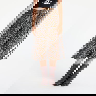 Shorts adidas Originals Originals Denim Leopard Print Bermuda Shorts Brun | KA2676, 4