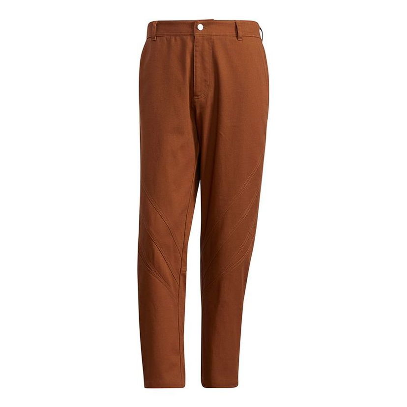 Byxor adidas Originals Straight Logo Pants Brun | H07086