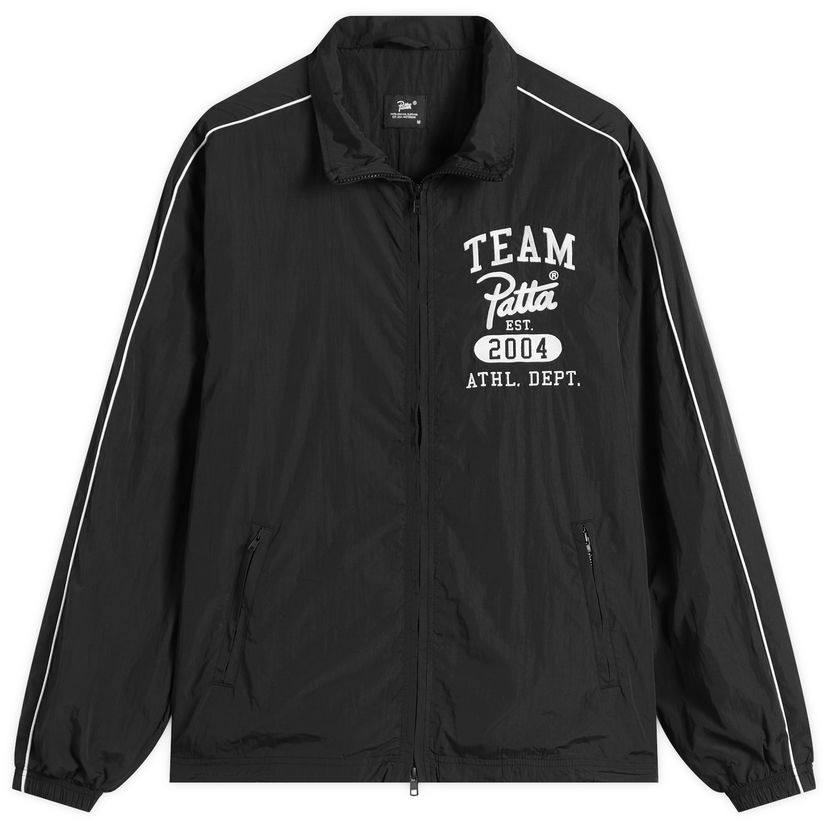Vindjacka Patta Patta Athletic Nylon Track Jacket Svart | POC-AW25-4550-849-0006-001