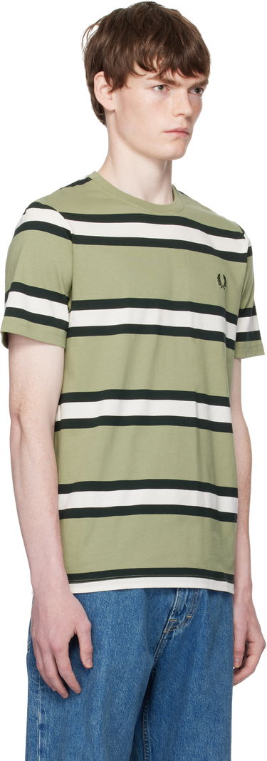 T-shirt Fred Perry Fred Perry Bold Stripe T-Shirt Grön | M9852, 1