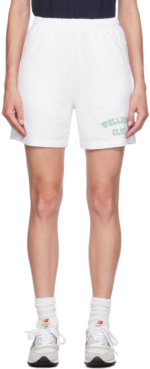 Shorts Sporty & Rich Wellness Club Shorts Vit | SH021S407WW
