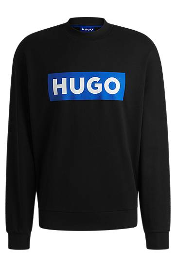Sweater BOSS HUGO Sweatshirt with Logo Svart | 50522375