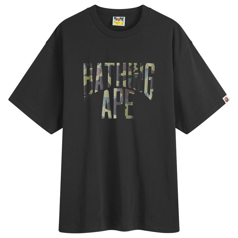 T-shirt BAPE A Bathing Ape 1st Camo NYC Logo T-Shirt Svart | 001TEK301011M-BLK
