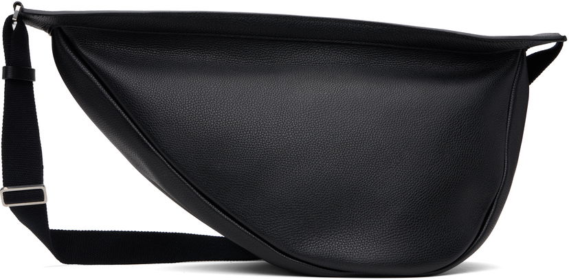 Axelväska The Row The Row Large Slouchy Banana Bag Svart | W1196M-L145