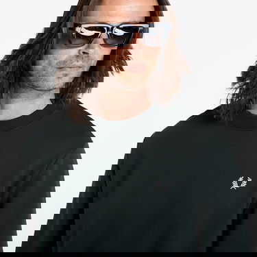 Sweatshirt Fred Perry Fred Perry Crew Neck Sweatshirt Svart | M7535 T50, 4