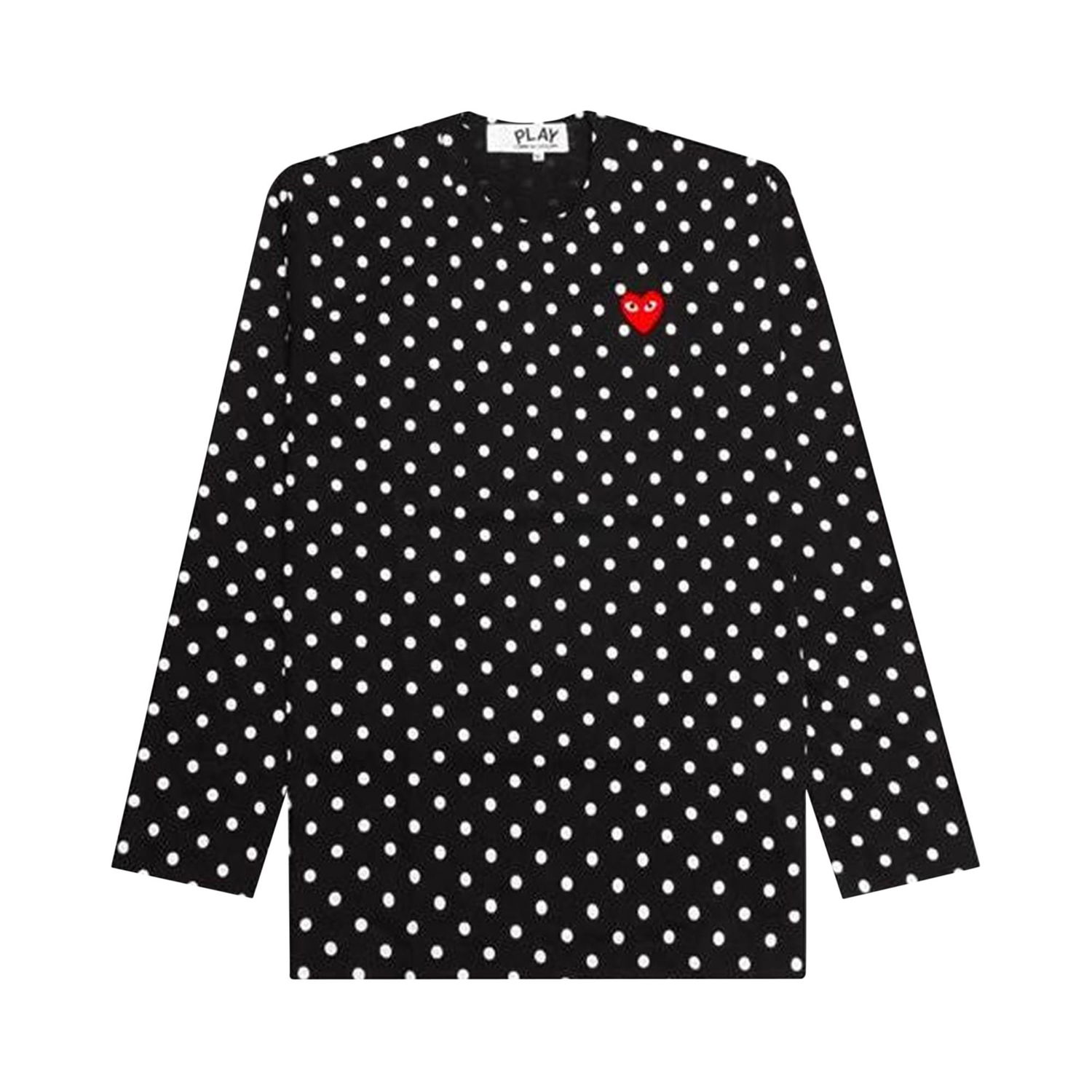 T-shirt Comme des Garçons Play Polka Dot T-Shirt Svart | AZ T166 051 1, 1