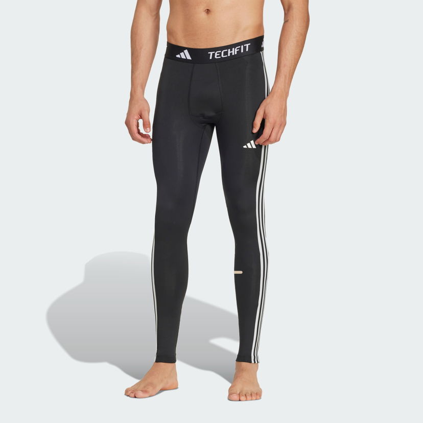 Damasker adidas Performance Techfit Compression Training 3-Stripes Long Svart | IN5587