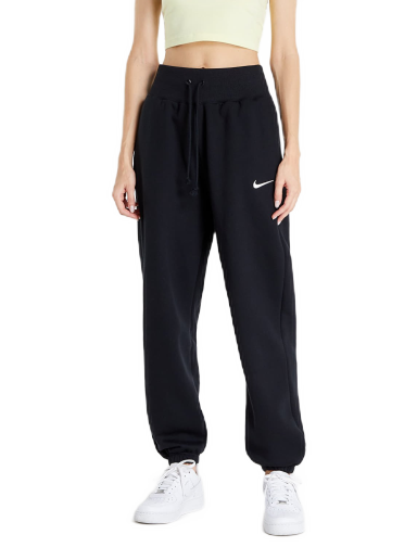 Träningsbyxor Nike Sportswear Phoenix Fleece High-Waisted Oversized Sweatpants Svart | DQ5887-010