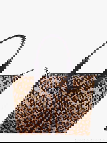 Tygpåse Dolce & Gabbana Dolce & Gabbana Leopard Print Tote Bag Brun | BM2375A6F30HY13M, 0