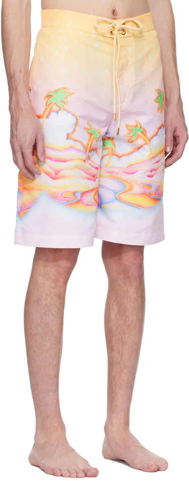 Badkläder Casablanca Casablanca Psychedelic Nirvana Swim Shorts Flerfärgad | MS25-SWM-049-01, 1