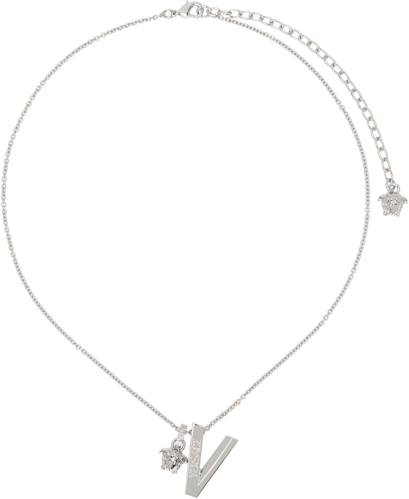 Halsband Versace Versace V2025 Chain Necklace Metallisk | 1018979_1A00620