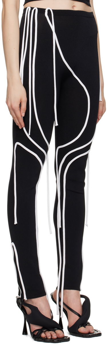 Damasker Ottolinger Ottolinger Strappy Leggings Svart | 703101, 4