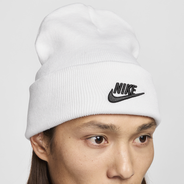 Mössa Nike Peak Futura Beanie Vit | HF0186-100, 3