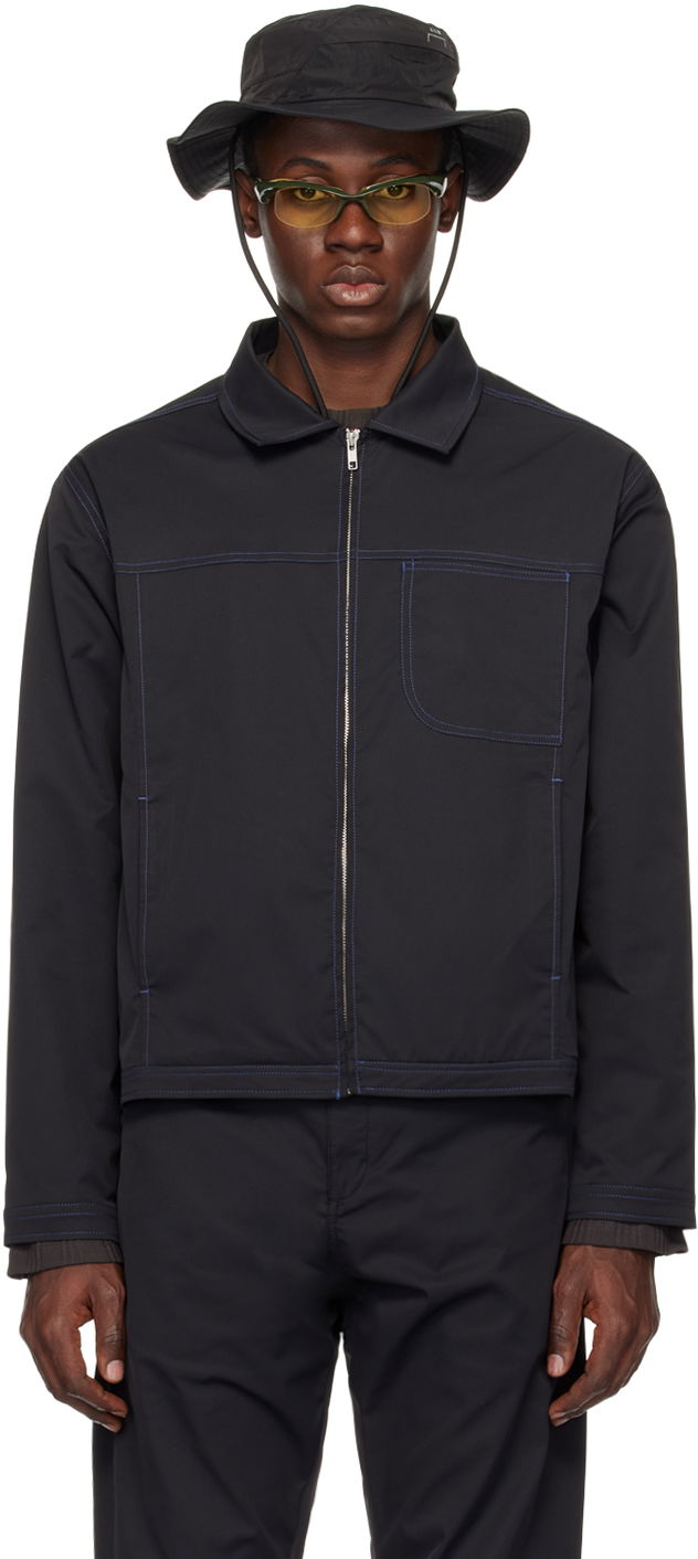 Jacka AFFXWRKS Boxed Zip-Up Jacket Svart | SS24JK05