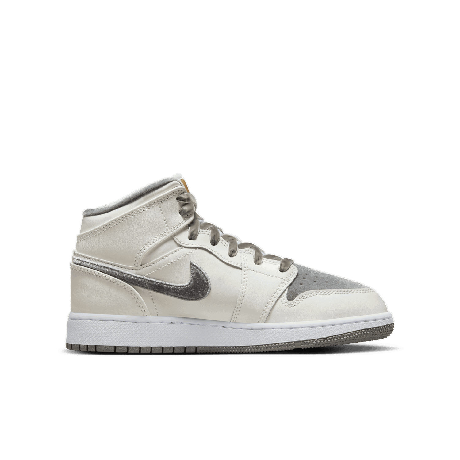 Sneakers och skor Jordan Air Jordan 1 Mid SE "Velvet Toe" GS Vit | FB9899-100, 1
