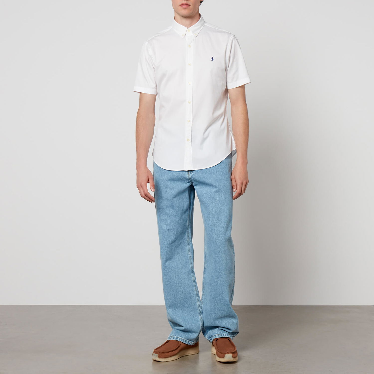 Skjorta Polo by Ralph Lauren Ralph Lauren Cotton Poplin Shirt Vit | 710914495002, 0
