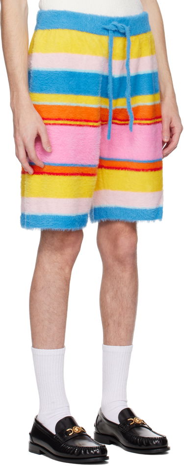 Shorts Casablanca Casablanca Fluffy Stripe Oversized Shorts Flerfärgad | MS25-KW-905-01, 1