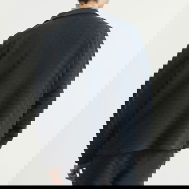 Sweater LES TIEN Inside Out Half Zip Yacht Pullover, Size Large Mörkblå | CF-1149-IO-FB, 3