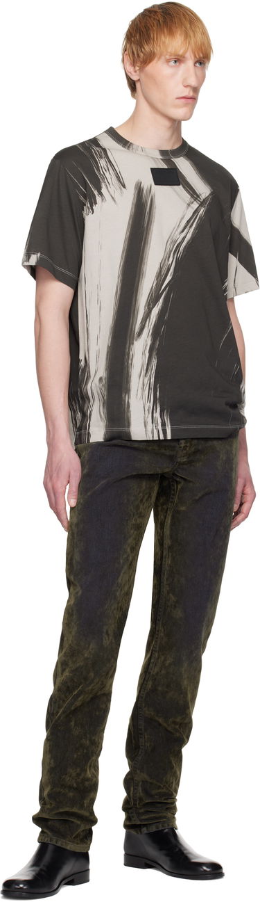 T-shirt Helmut Lang Helmut Lang Feather Print T-Shirt Grå | P02HM505, 3