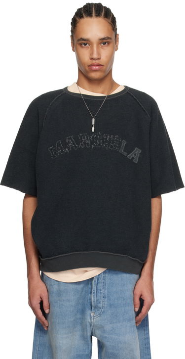 Sweater Maison Margiela Maison Margiela Logo Short-Sleeve T-Shirt Svart | S50GU0229 M25021, 0