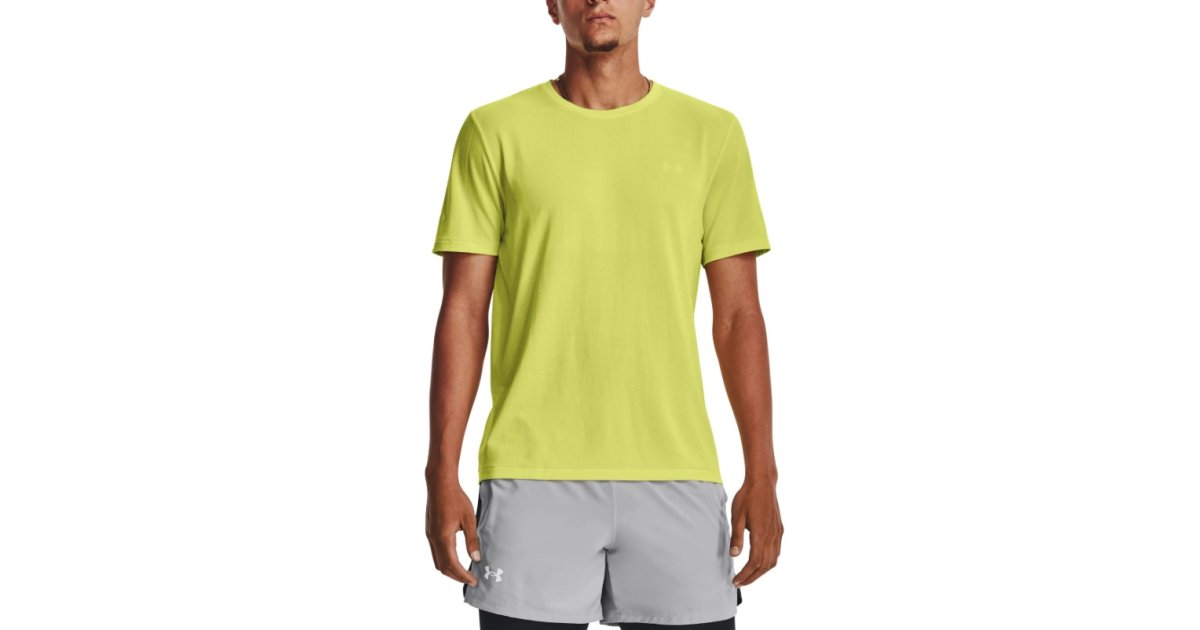 T-shirt Under Armour Seamless Stride Gul | 1375692-743, 1