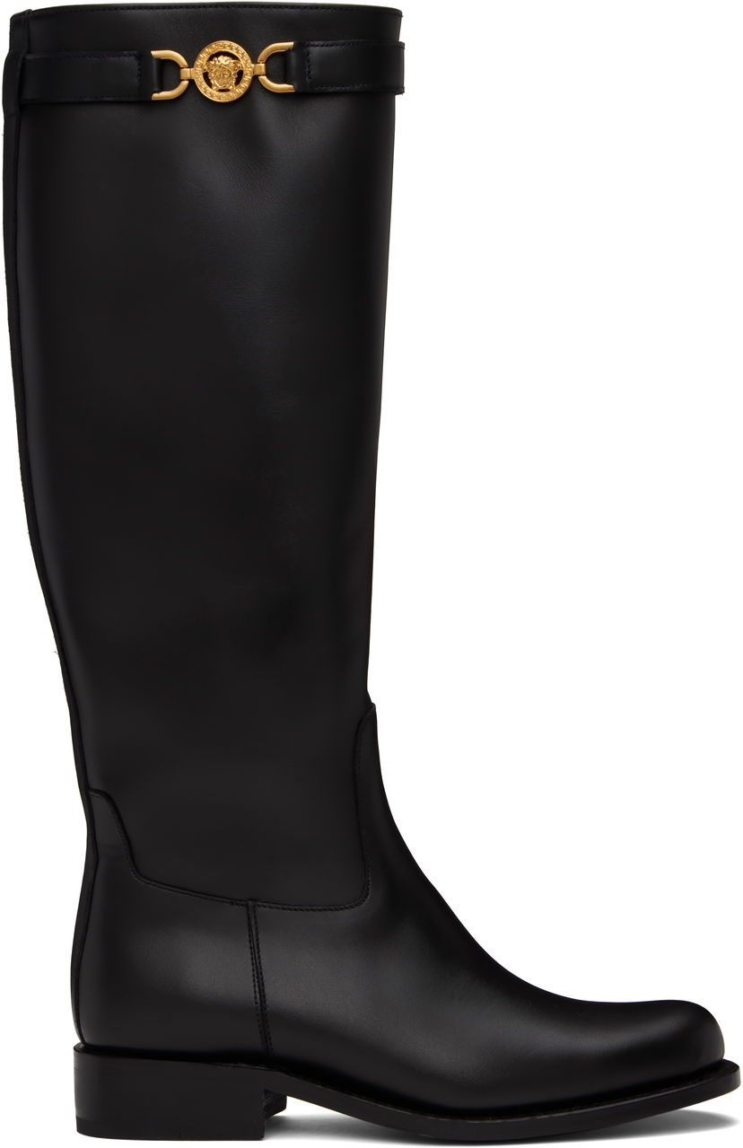 Kläder Versace Versace Medusa 95 Knee-High Boots Svart | 1015912_1A04174_1B00V