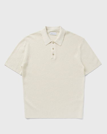 Polotröja Edmmond Studios Sunset Knitted Polo Shirt Vit | 125-20-04050, 1