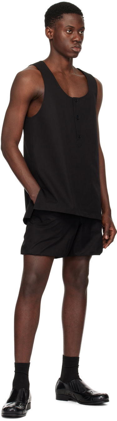 Linne We11done We11done Scoop Neck Tank Top Svart | WD-BL1-24-118-M-BK, 3