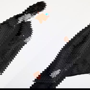 Pufferjacka DAILY PAPER Oba Cotton Monogram Puffer Svart | 2421105, 3