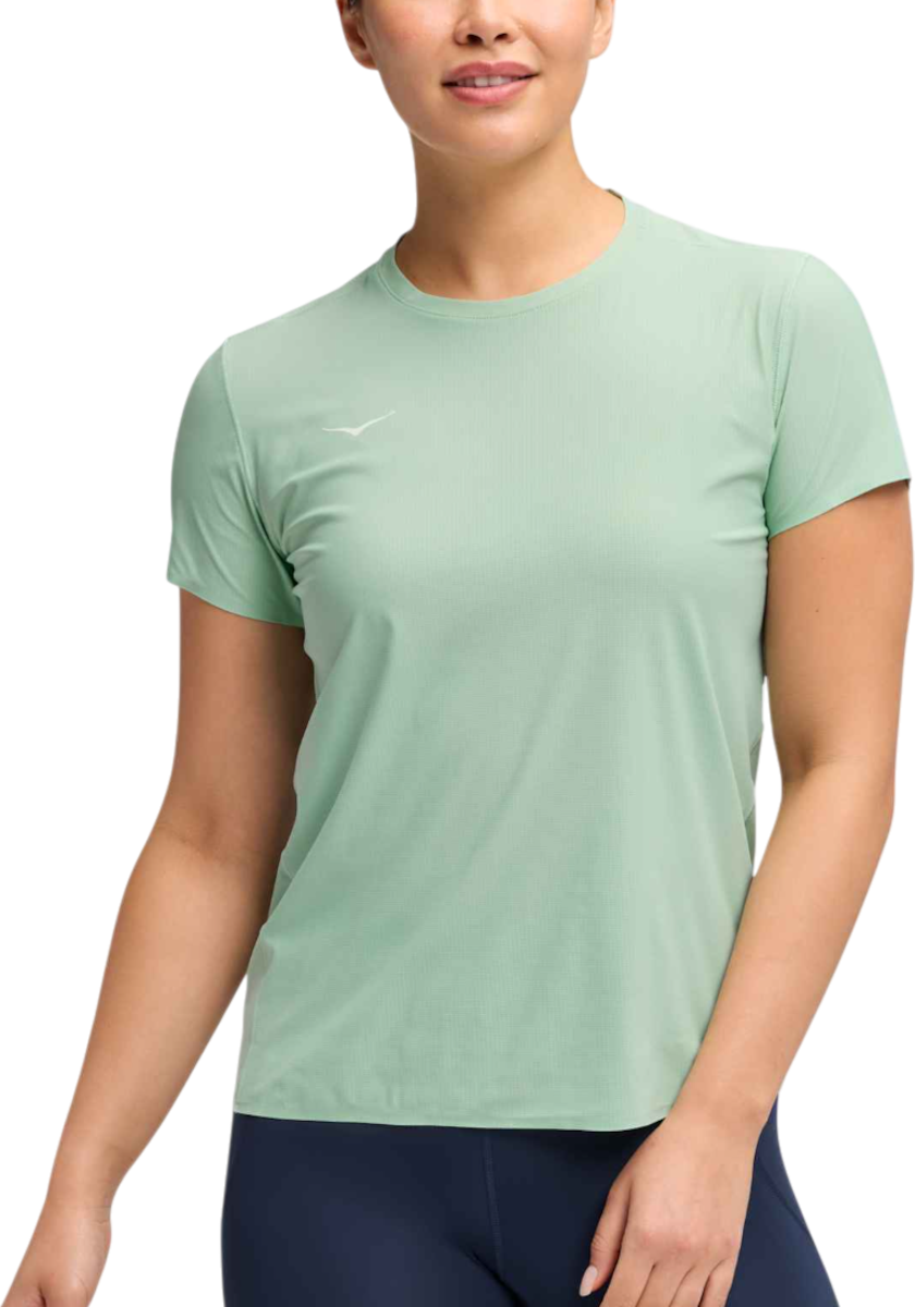 T-shirt Hoka One One Hoka Airolite 2.0 Short Sleeve T-Shirt Grön | 1175774-jade, 0