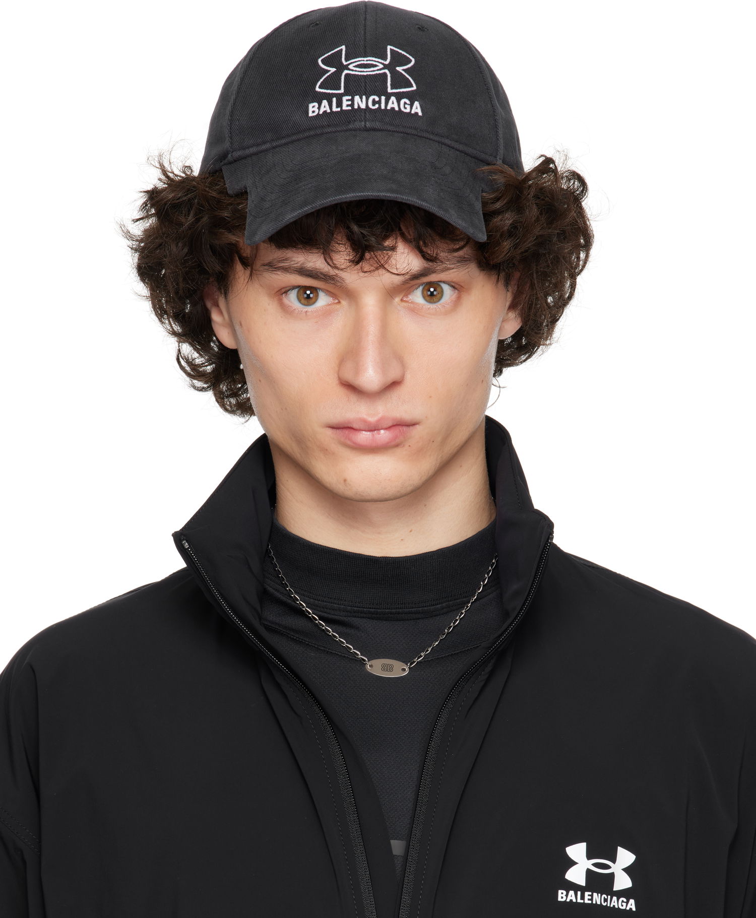 Keps Balenciaga Under Armour Edition Washed Cap Svart | 807145410B2, 0