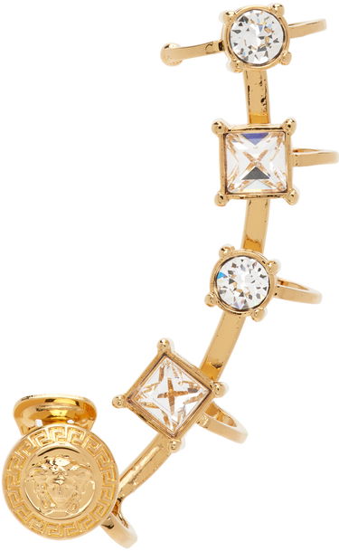 Örhängen Versace Crystal Medusa Ear Cuff "Gold" Metallisk | 1013813_1A00621_4J090, 0
