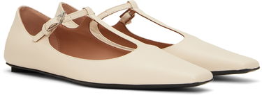 Kläder The Attico Attico Juno Ballerina Flats Beige | 250WSH00858 LBT116AA, 3